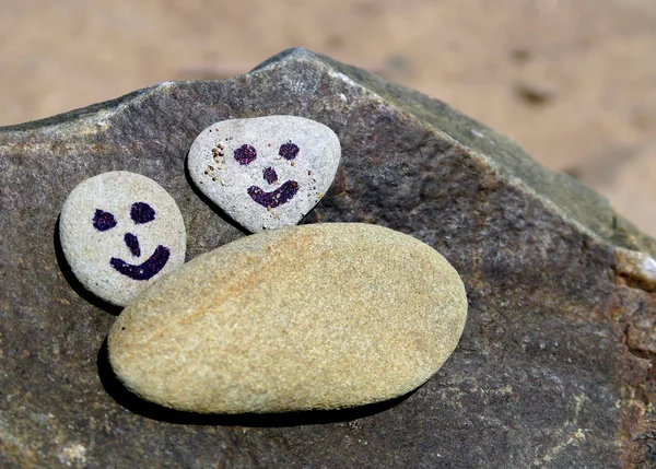 Smile on the Pebbles — 图库照片