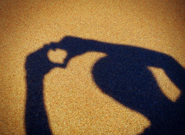 Heart Shape on the Seashore — Stock Photo, Image