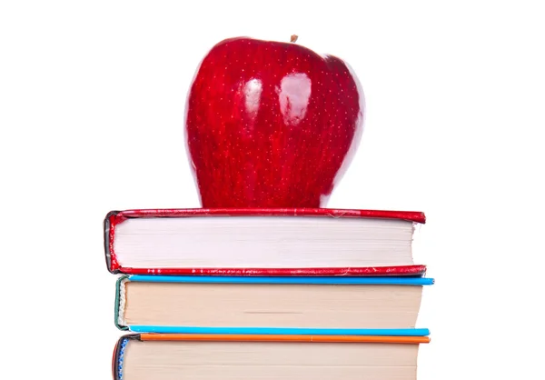 Apple på böcker苹果在书上apple は、本 — ストック写真
