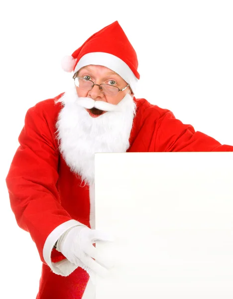 Santa Claus with the Board — Stock Photo, Image