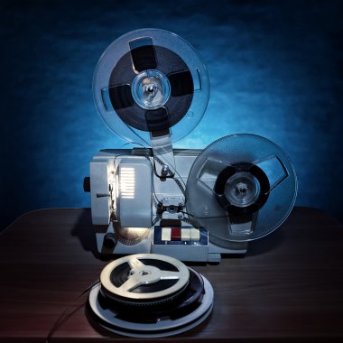 Vintage Film Projector clipart