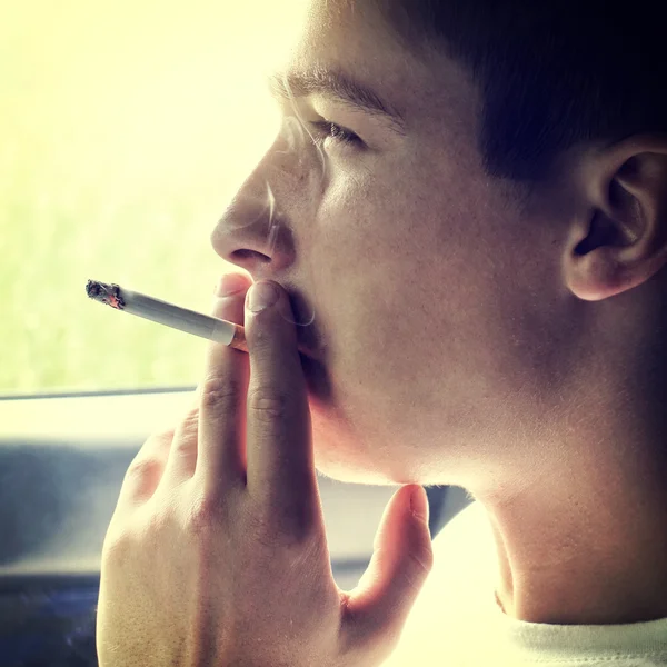 Man with Cigarette — Stock Photo, Image