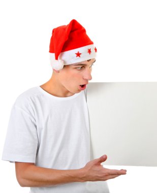 Sürpriz genç pano ile