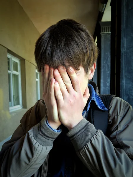 Sad Man outdoor — Stock Photo, Image