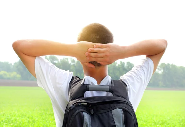 Man in the Field — Stock Photo, Image