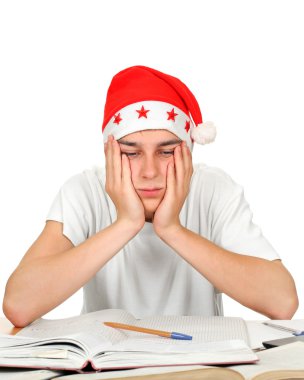 Noel Baba şapkası öğrenci üzücü