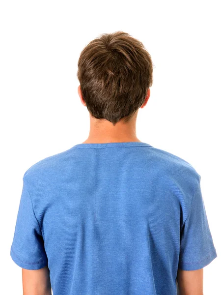 Rear View of the Man Stock Photo