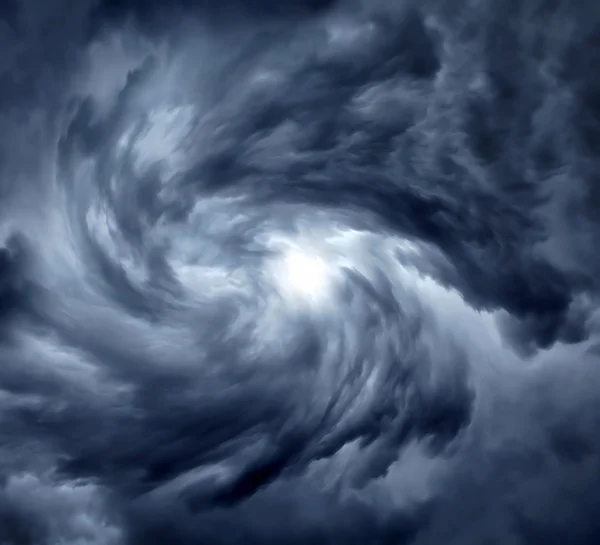 Swirl in Dramatic Clouds — Stock Photo, Image
