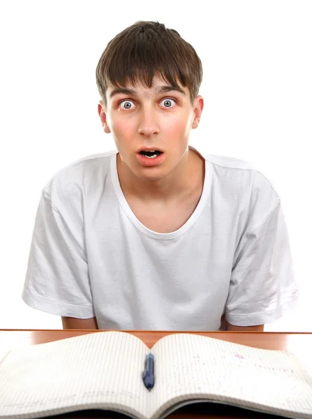 Surprised and Shocked Student — Stock Photo, Image