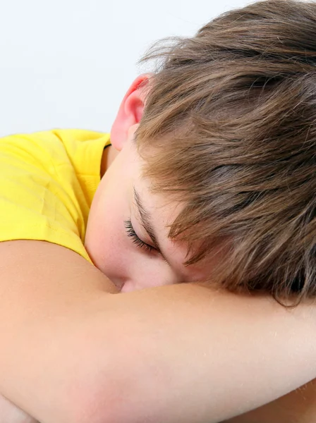 Triste retrato de niño — Foto de Stock