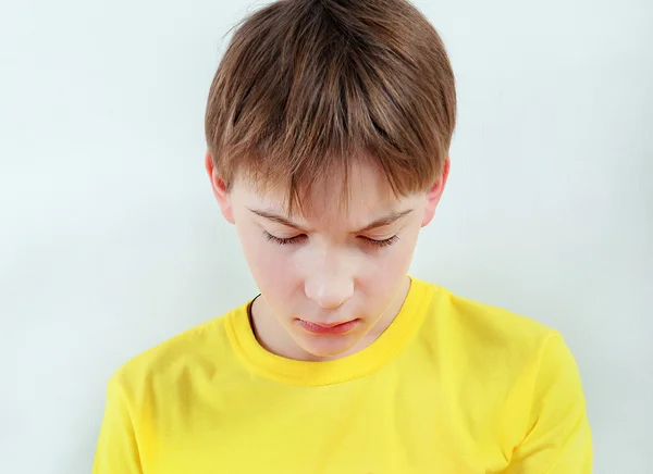 Sad Kid Portrait — Stock Photo, Image