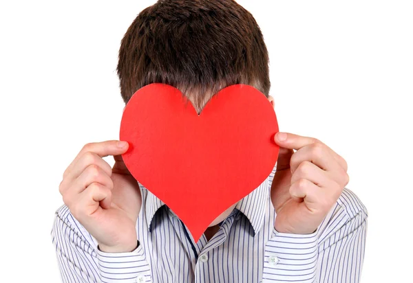 Person with Heart Shape — Stock Photo, Image