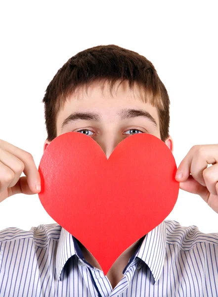 Person with Heart Shape — Stock Photo, Image