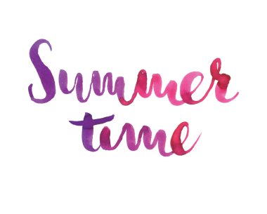 Yaz alıntı posteri. Posterler, t-shirtler ve baskılar için el yazısı alıntı