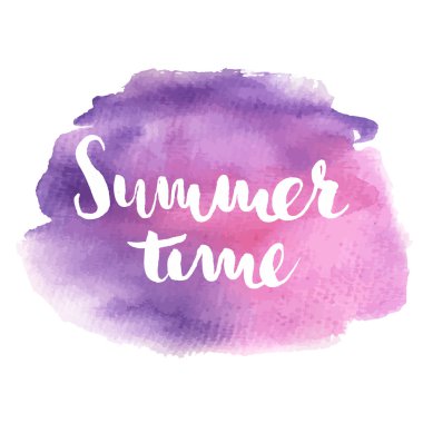 Yaz alıntı posteri. Posterler, t-shirtler ve baskılar için el yazısı alıntı