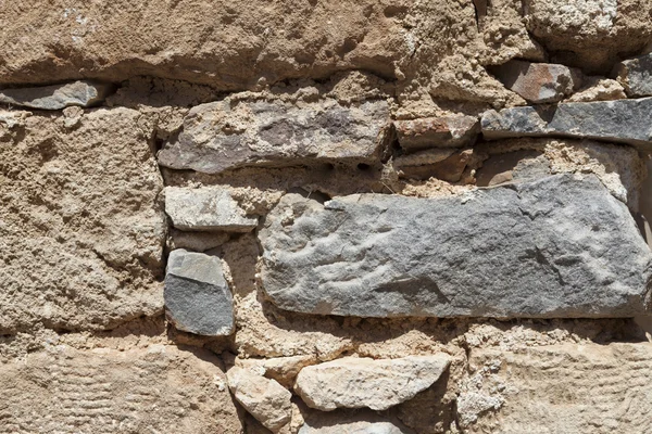 Wand aus großem Stein strukturiertem Basalt. guter Hintergrund für Tapeten. — Stockfoto