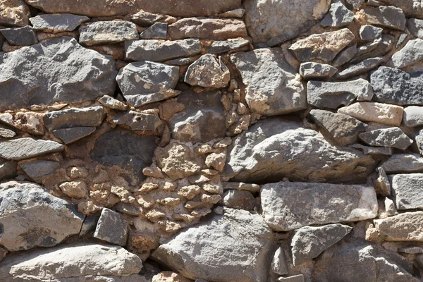 Wall from large stone textured basalt. Good background for wallpaper. — Stock Photo, Image