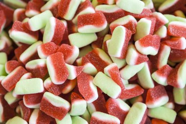 Parlak renkli şeker ve reçel mükemmel arka plan