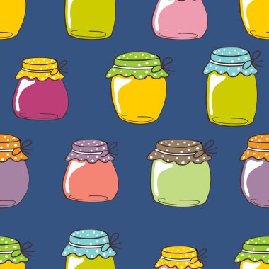  Reçel kavanoz ile Seamless Modeli