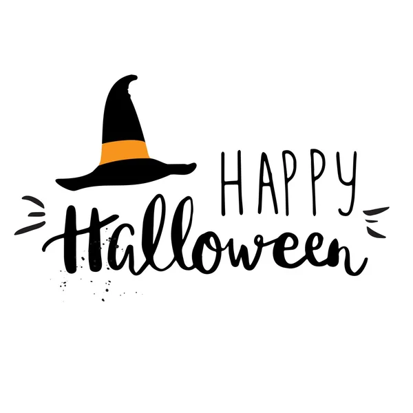 Halloween festa vetor cartão de saudação — Vetor de Stock