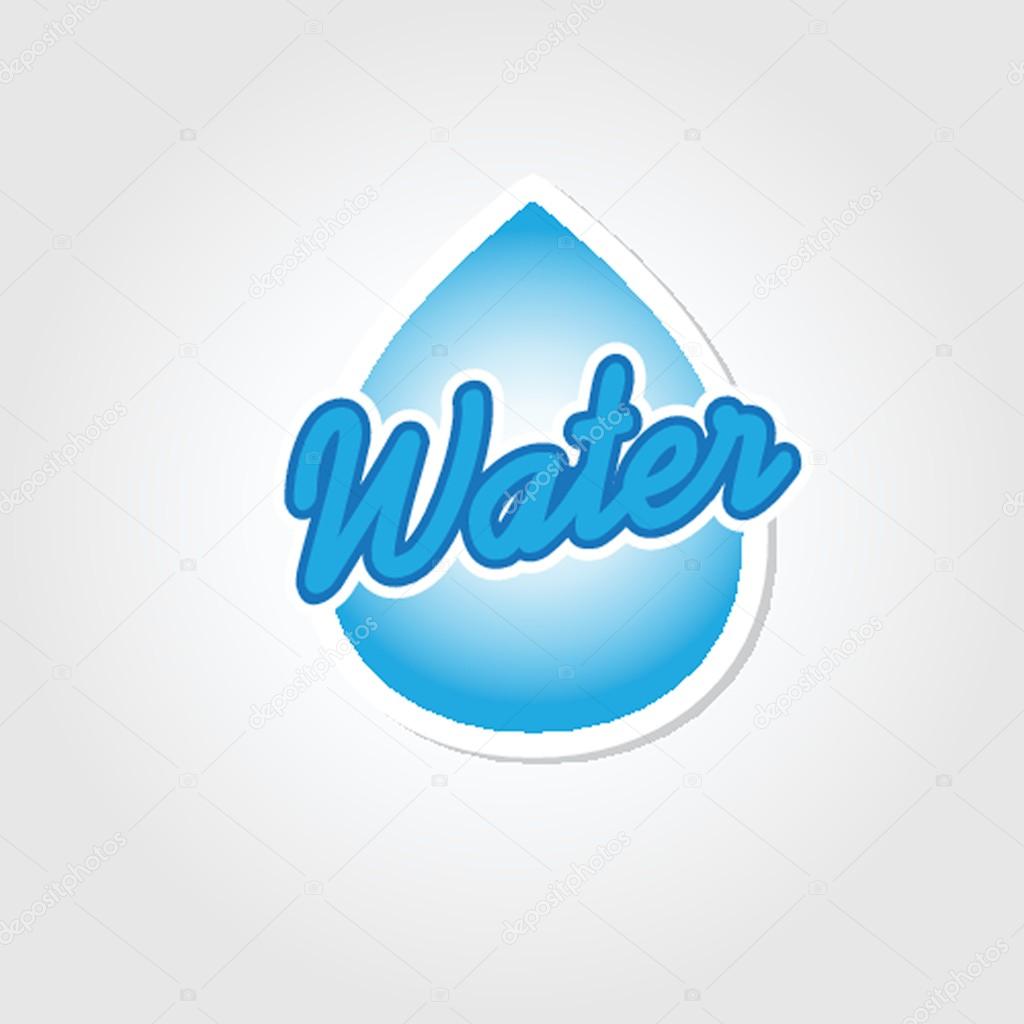 Water drop sign