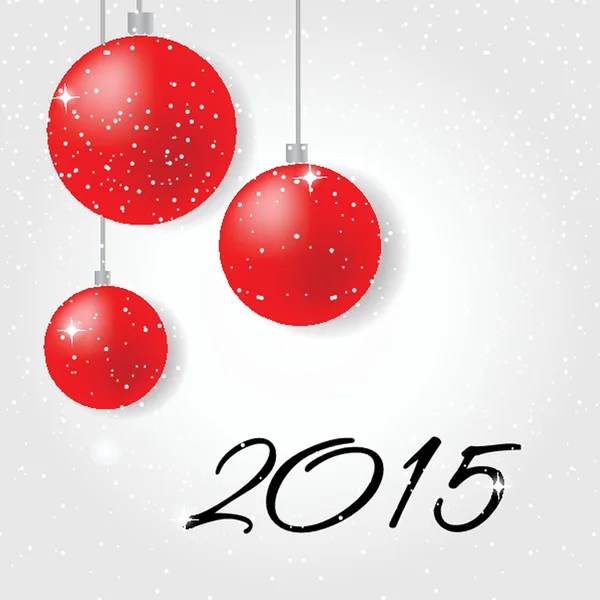 Buon Natale e felice anno nuovo 2015 . — Vettoriale Stock