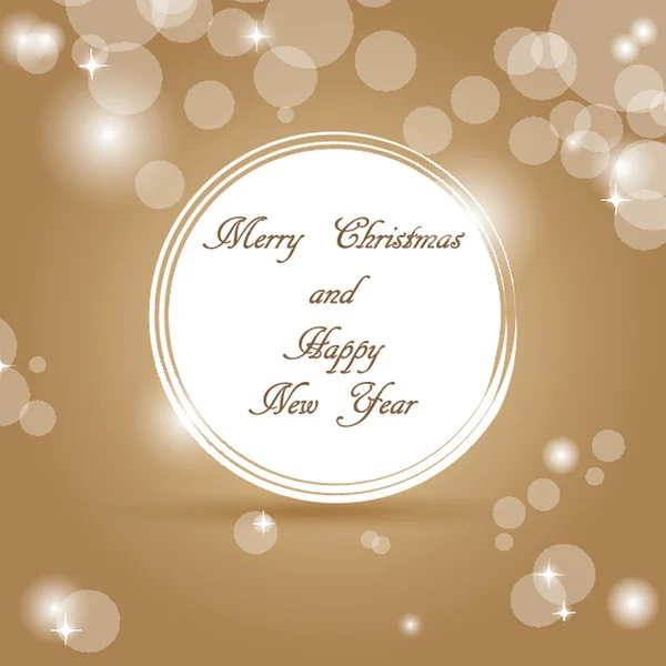 Prettige kerstdagen en gelukkig Nieuwjaar 2015. — Stockvector