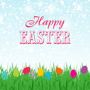 Paskalya arka plan boşaltmak gökyüzünde ile