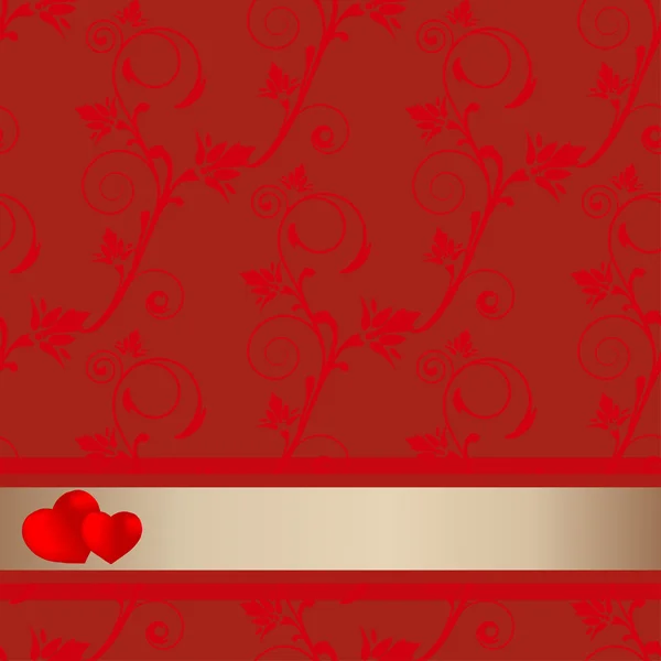 Corazones de papel Día de San Valentín . — Archivo Imágenes Vectoriales