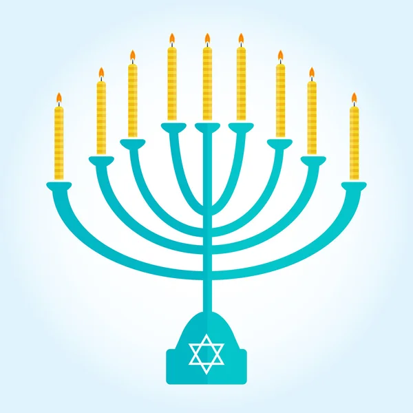 Fiesta judía fondo Hanukkah — Vector de stock