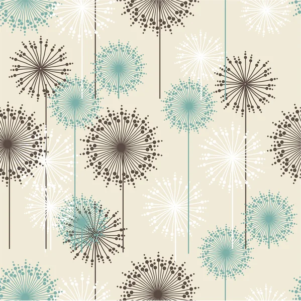 Modèle de fleur vintage — Image vectorielle