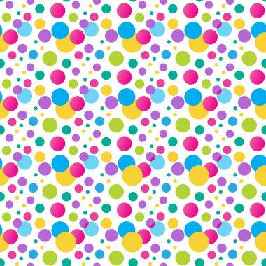Sorunsuz alacalı polka noktalı desene. 