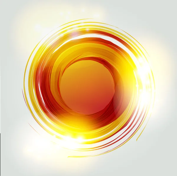 Vector abstracte oranje cirkel. Logo ontwerpsjabloon . — Stockvector