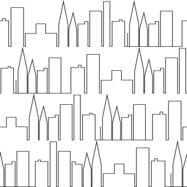 Dikişsiz şehir desen