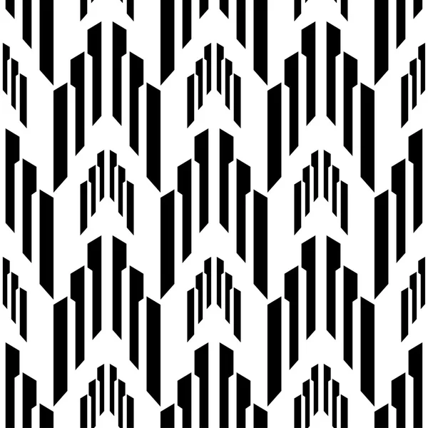 Abstract black and white background, industrial vector seamless pattern — Stock Vector