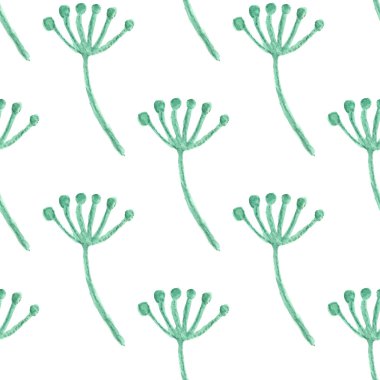 Suluboya çiçek seamless modeli boyalı. 