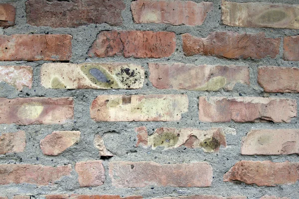 Hermosa pared de ladrillo marrón gran fondo — Foto de Stock