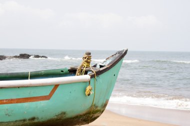 Eski kargo Park stand gemi. Mezarlık eski Hindistan, Goa gemi.