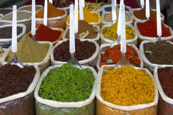 Spice Indian bazaar  Anjuna Market  Goa — Stock Photo, Image