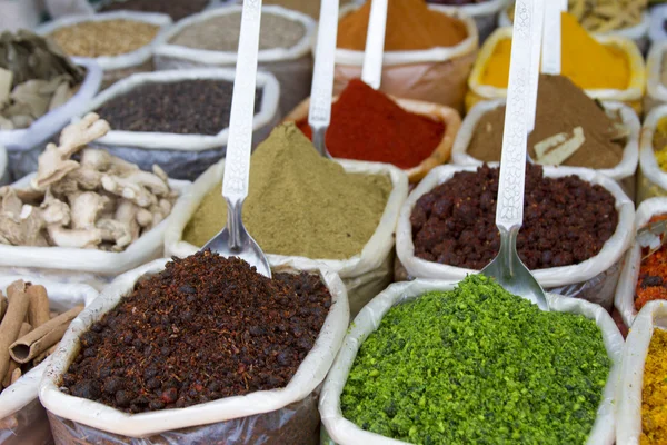 Spice Indian bazaar  Anjuna Market  Goa — Stock Photo, Image