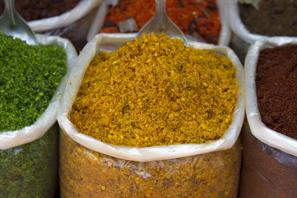 Spice Indian bazaar  Anjuna Market  Goa — Stock Photo, Image