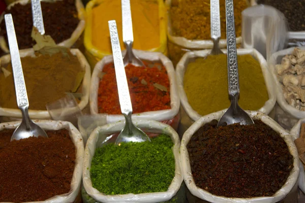 Spice Indian bazaar Mercado de Anjuna Goa —  Fotos de Stock