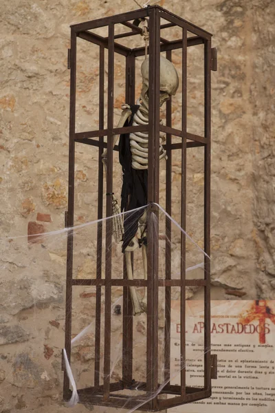 Middeleeuwse instrumenten van foltering van de Inquisitie in Spanje — Stockfoto