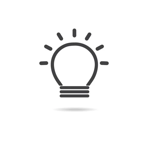 Light bulb logo. — Stock Vector