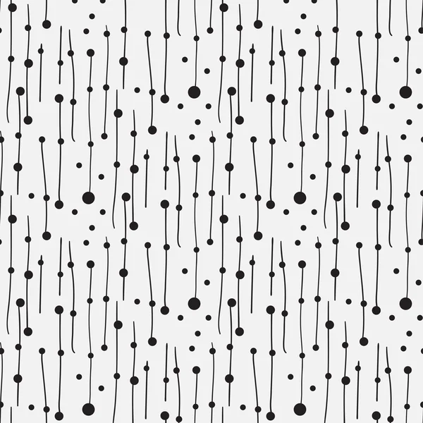抽象的なベクトル波とのシームレスな黒と白のパターン. — ストックベクタ
