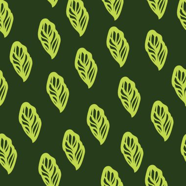 Seamless pattern with leaves. Good idea for textile, wrapping, wallpaper or cloth design. Leaf background.