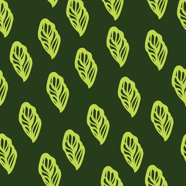 Nahtloses Muster mit Blättern. gute Idee für Textil-, Verpackungs-, Tapeten- oder Stoffdesign. Hintergrund der Blätter. — Stockvektor