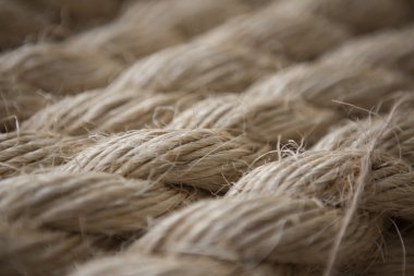 arka plan doku olarak gemi halatları rulo