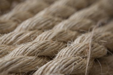 arka plan doku olarak gemi halatları rulo