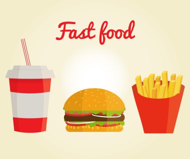 Fast food kavramı afiş